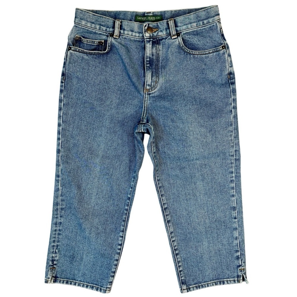 Lauren Ralph Lauren Jeans Co Cropped Capri Denim Jeans Womens Size 6